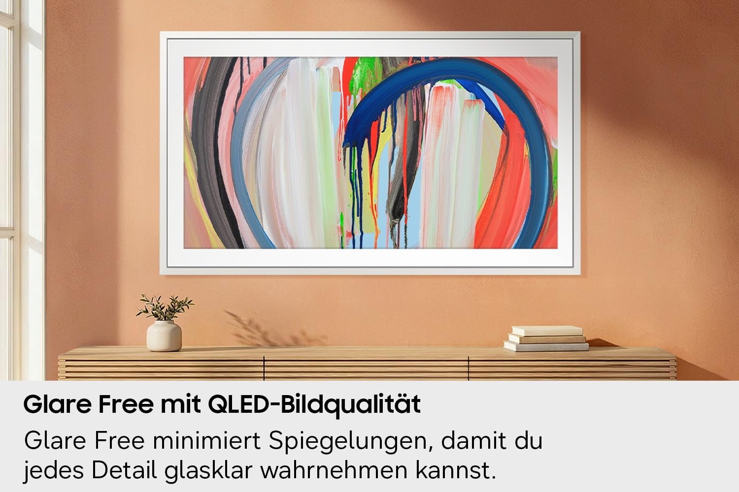 Samsung The Frame LS03 4K QLED TV 2024 y 2025, diseño moderno de marco, procesador NQ4 AI Gen2, Art Mode, Artful Picture Quality, One Connect, Samsung Vision AI Smart TV (2026, 55 pulgadas)