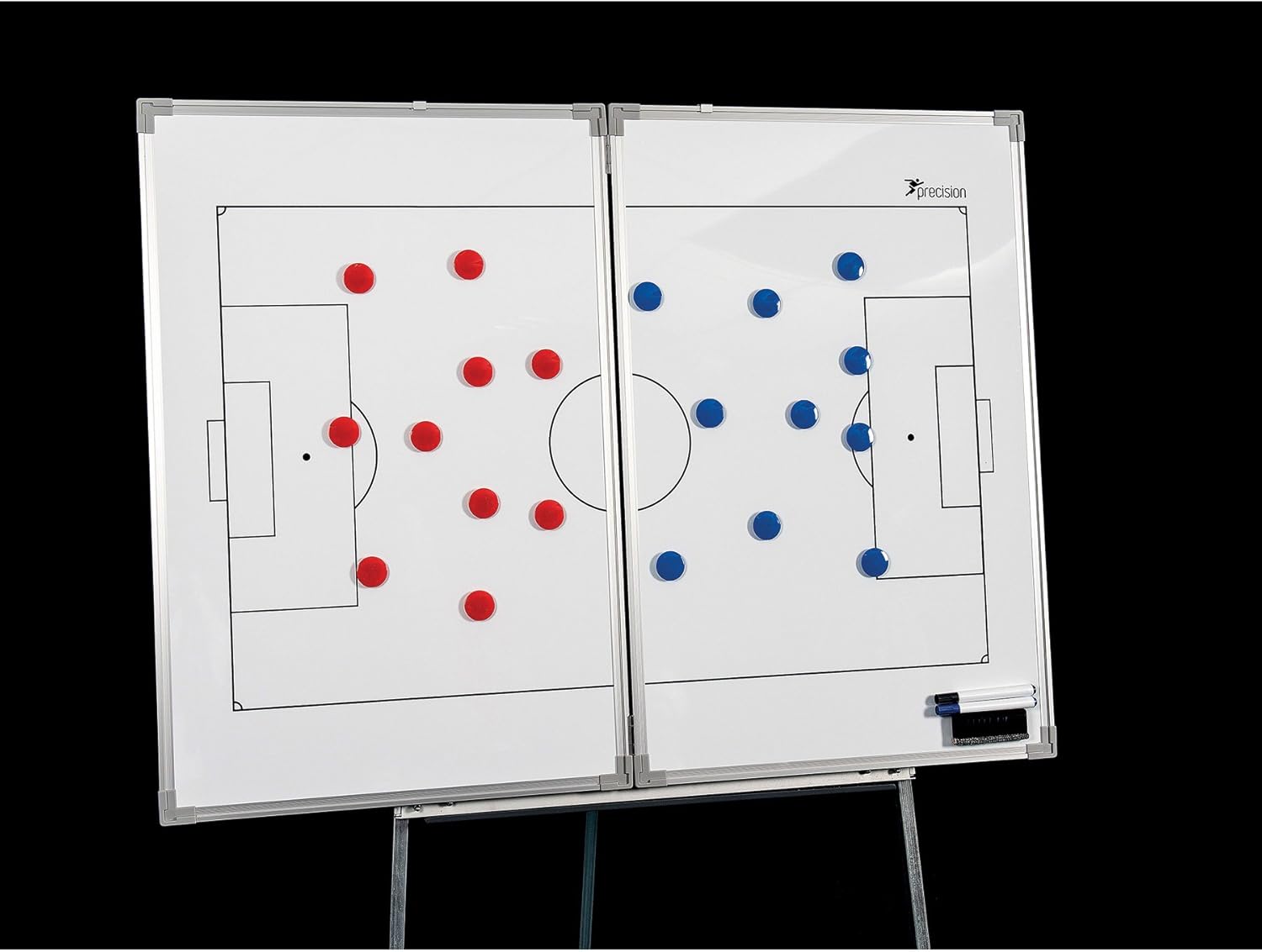 Precision Double-Sided Folding Soccer Tactics Board 90X120cm