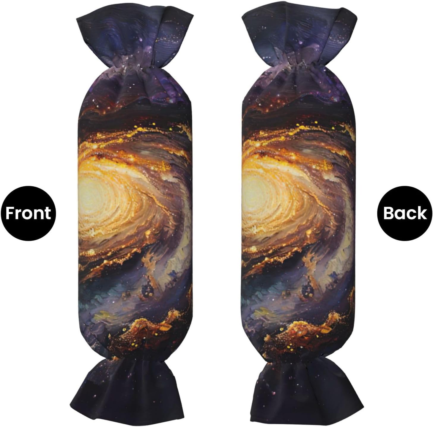 Galaxy Print Candy Cylindrical Comfortable Pillow Throw Pillows Home Decor Easy Maintenance