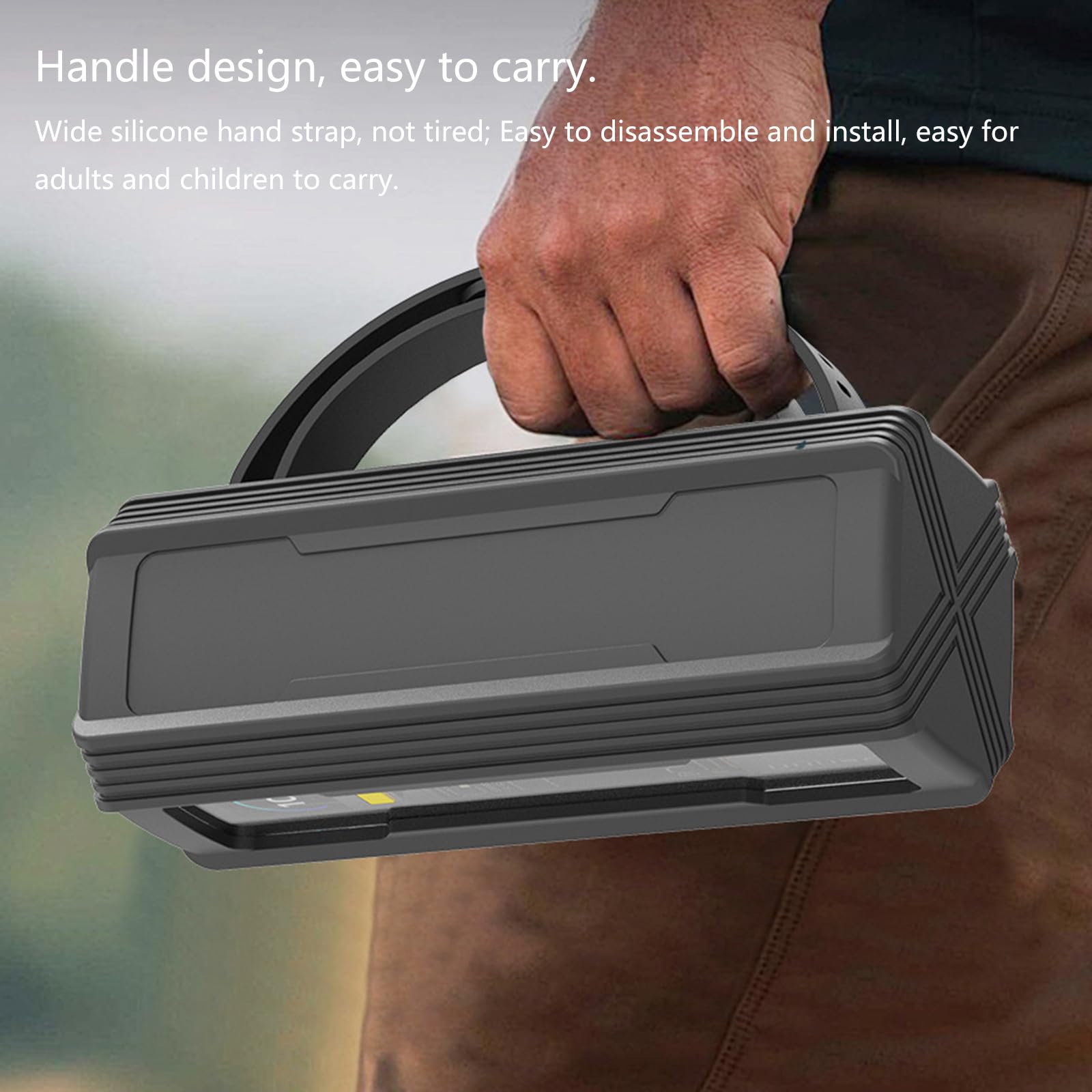 Custodia protettiva per 25000 mAh Power antiscivolo Grip Covers Battery Pack Sleeve Business Travel Use