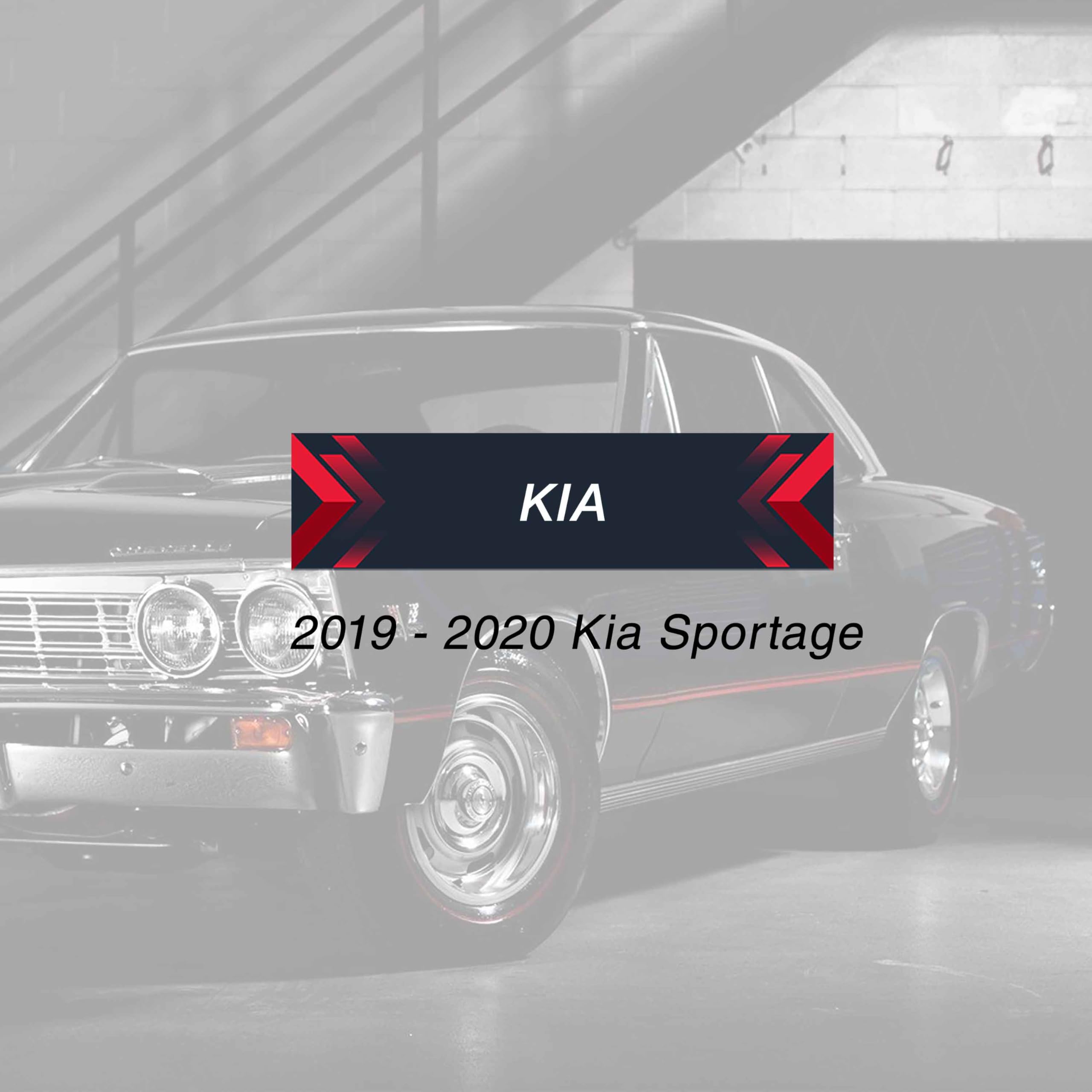 2 telecomandi di ricambio per chiave elettronica SUV a 4 pulsanti per Kia Sportage 2019-2020 (TQ8-FOB-4F08, 95440-D9500)