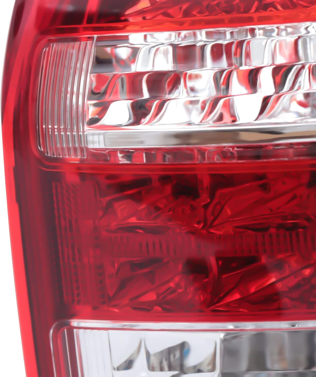 LYNICESHOP Tail Rear Light Brake Lamps for Toyota Rav4 2009-2012 Outer Quarter Panel Mounted Halogen Brake Lamp Tail Light Red Clear Lens Tail Lights Lamps Assembly Rear (Driver + Passenger Side)