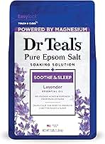 Dr Teal's Epsom Salt Magnesium Soak, Soothe & Sleep with Lavender, 3 lbs