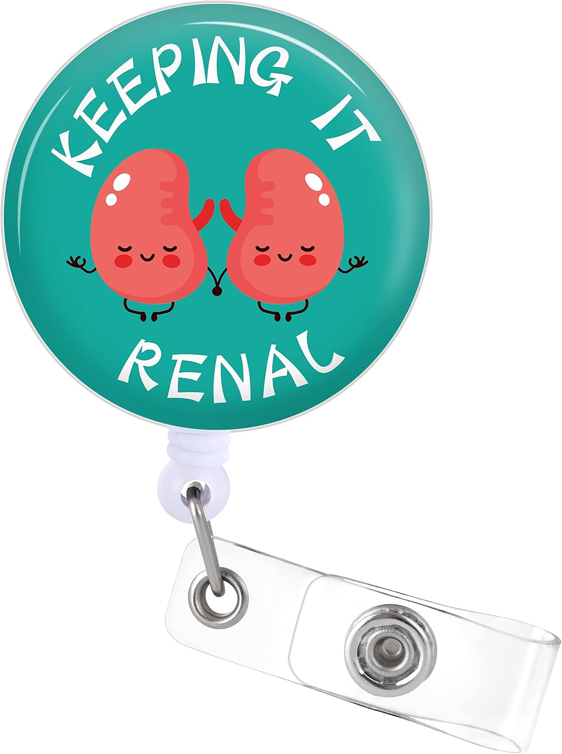 Plifal Badge Reels Holder Retractable with ID Clip for