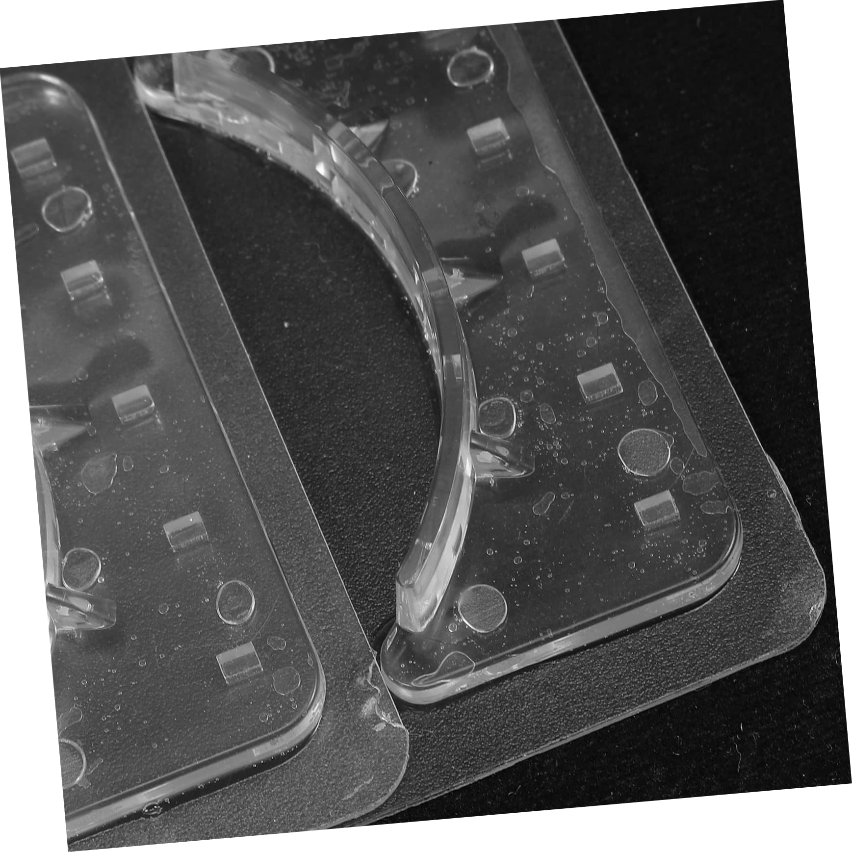 Hemobllo 18paires Support De Tringle à Rideaux Autocollant Sans Perçage Lot De Supports Muraux Pour Rideaux De Et Serviettes Transparent Pratique Et Facile à Installer