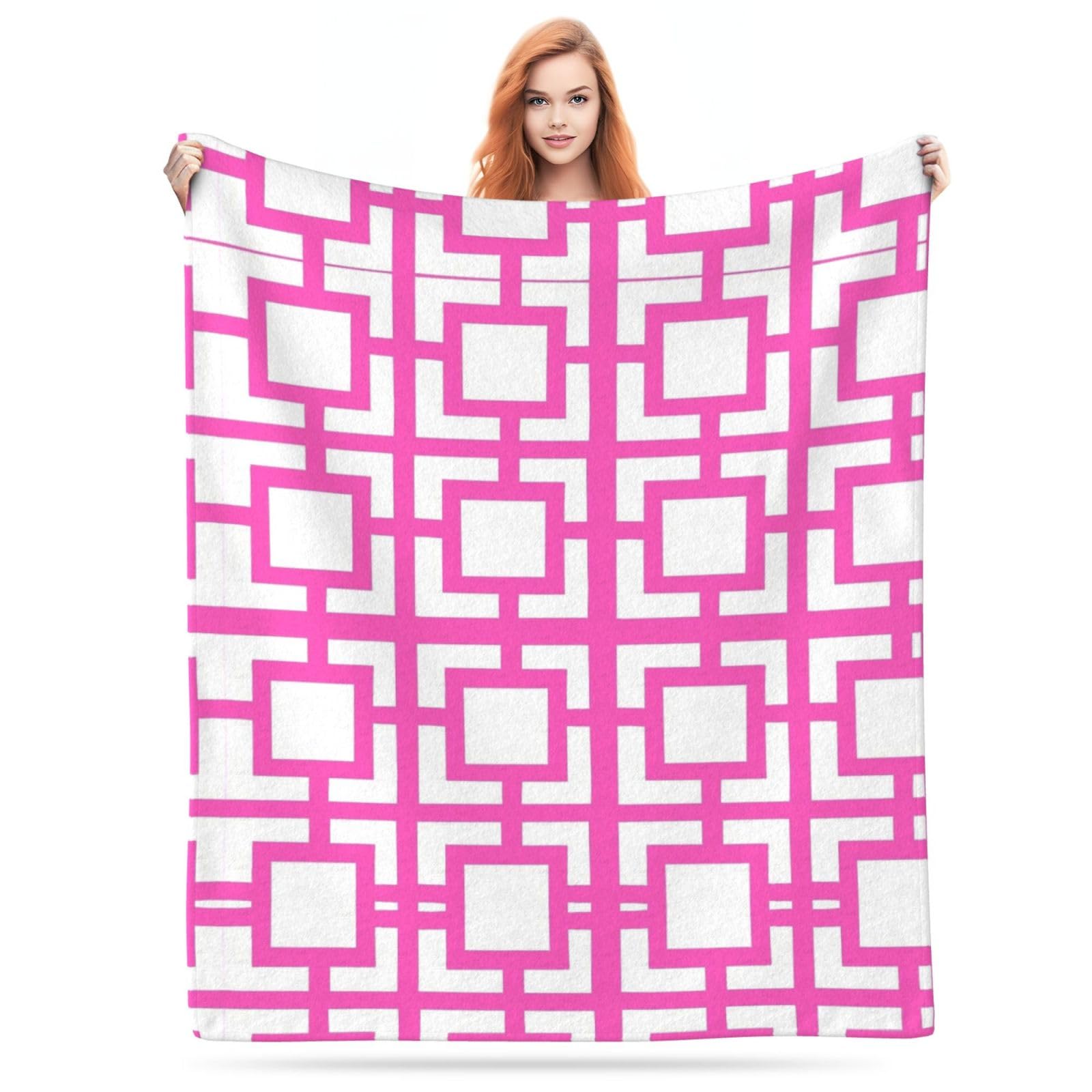 Palm Springs Pink Flannel Fleece Blanket Lightweight Cozy Bed Blankets Soft Throw Blanket Fit Couch Sofa for for Home Bedding Living Room Traveling Camping 50 X40 — image 1