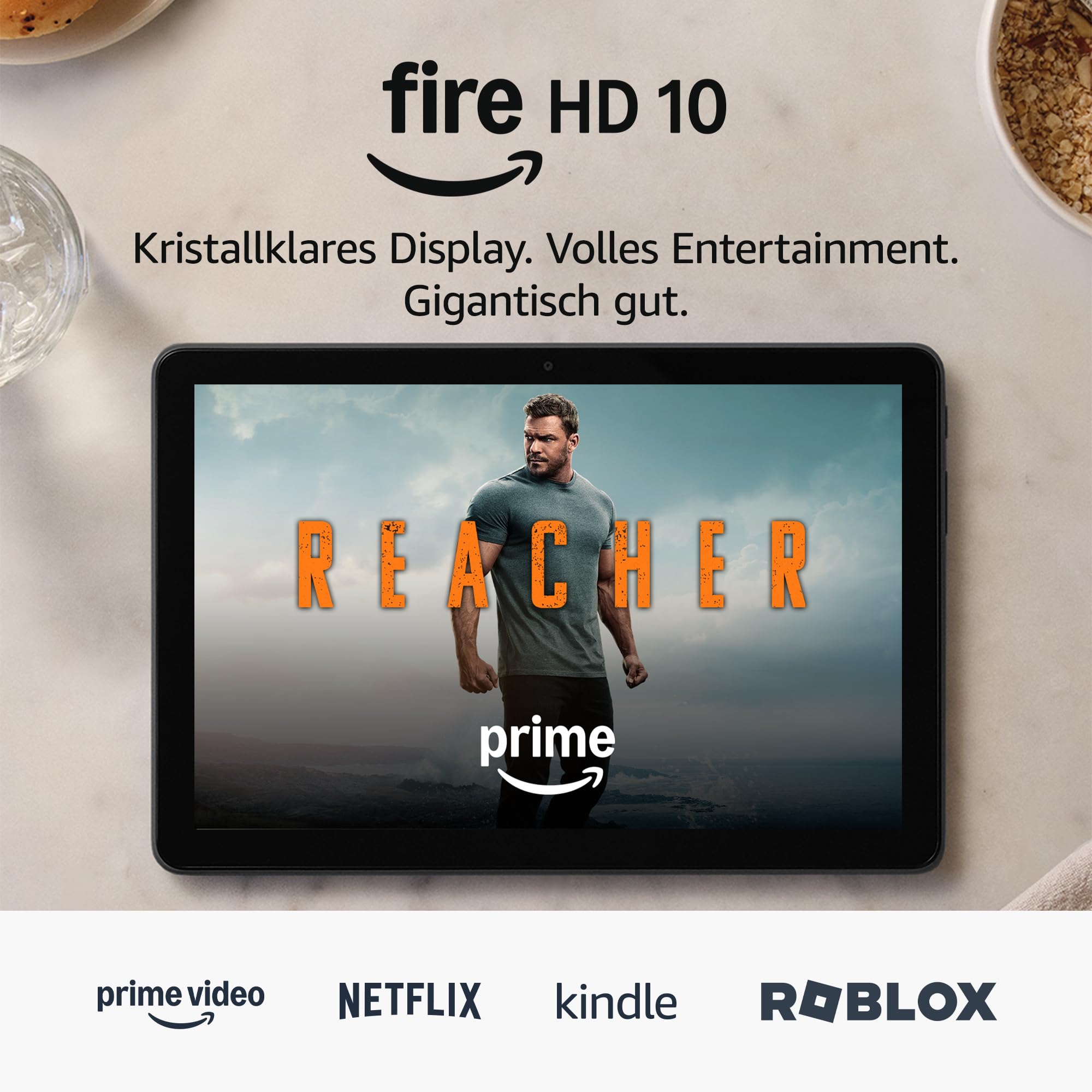 Fire HD 10-Tablet 2023 (Neueste Generation), für Entspannung optimiert, brillantes 10,1-Zoll-Full-HD-Display, Octa-Core-Prozessor… – Ansicht 2