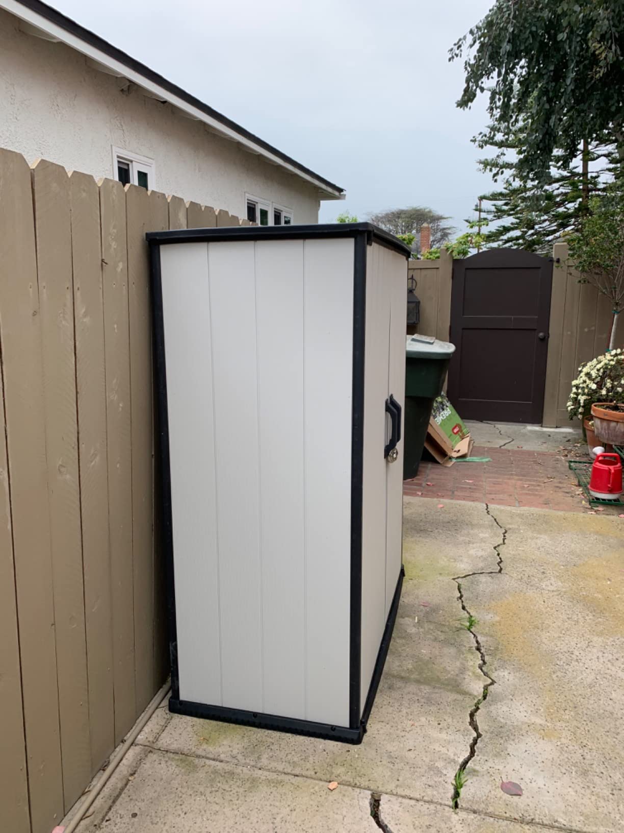 28/mo Finance Keter Premier Tall Resin Outdoor Storage Shed for