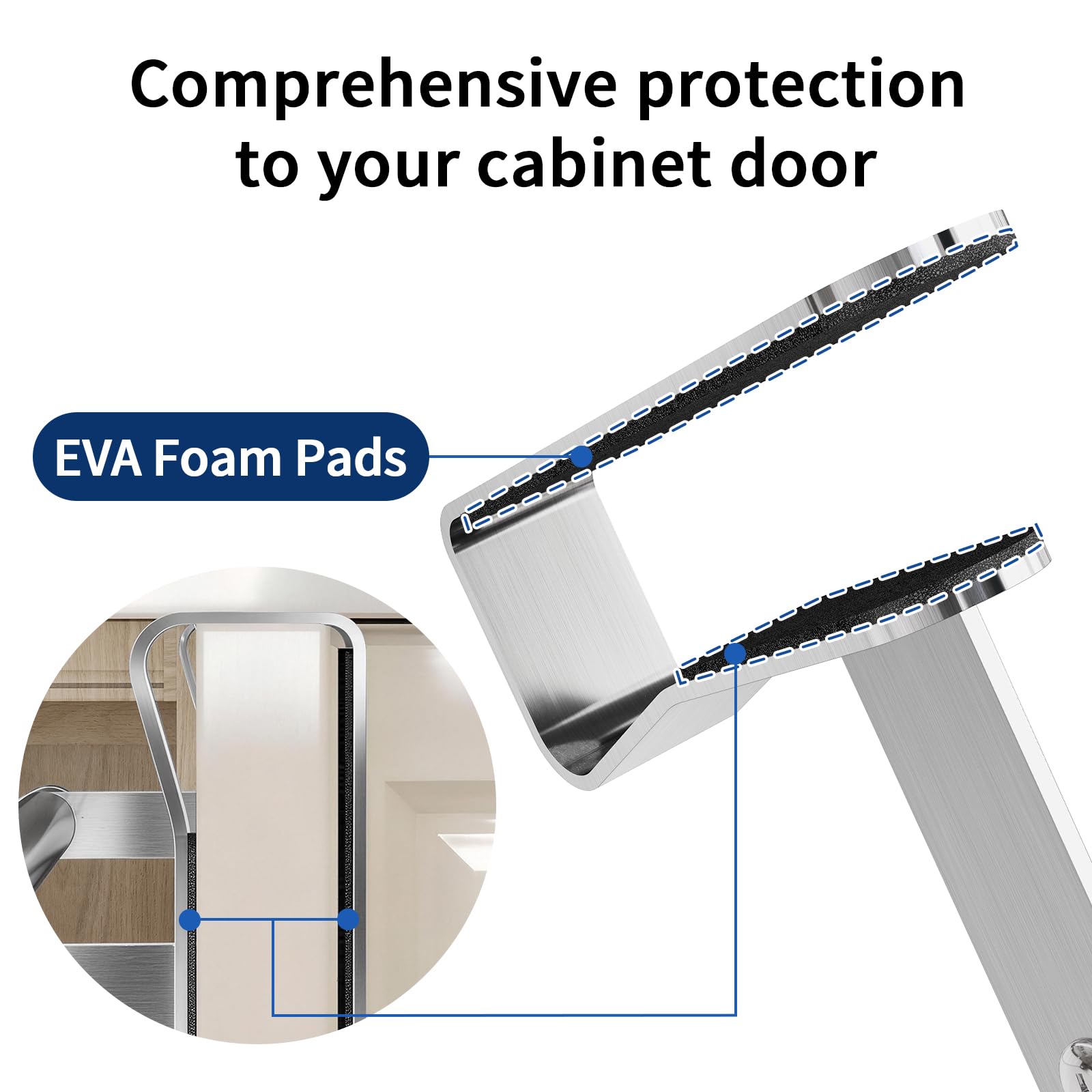 Over Cabinet Towel Holder - Kitchen Towel Rack -5 Over Cabinet Towel Holder - Kitchen Towel Rack -5