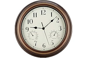 Rsobl Outdoor Clock with Temperature and Humidity: A Precise and Stylish Timepiece