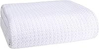 Vista 1 de Belizzi Home 100% Cotton Bed Blanket, Breathable Bed Blanket King Size, Cotton Thermal Blankets King, Perfect for Layering Any Bed for All Season