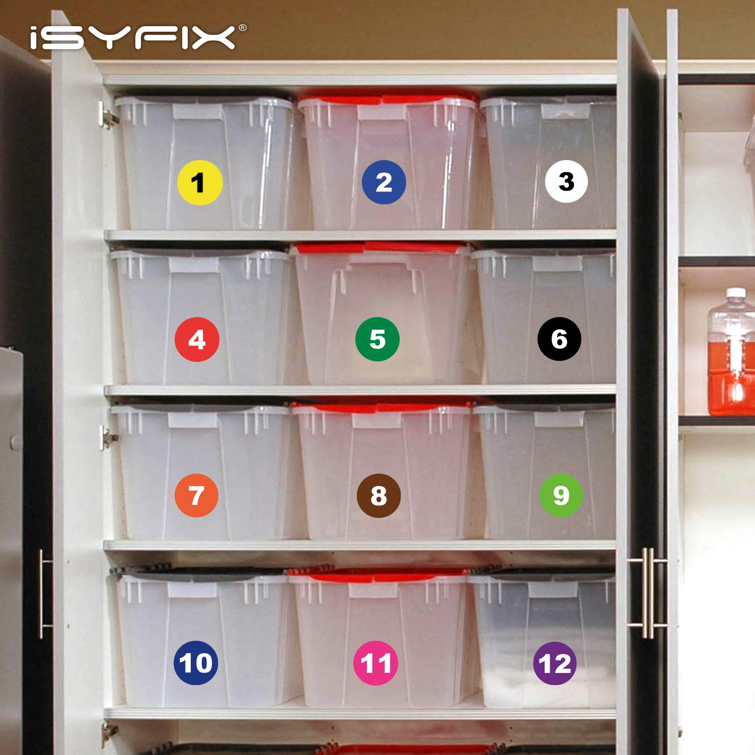 Snapklik.com : Multicolor Consecutive Number Stickers 1 To 100, 4-inch ...