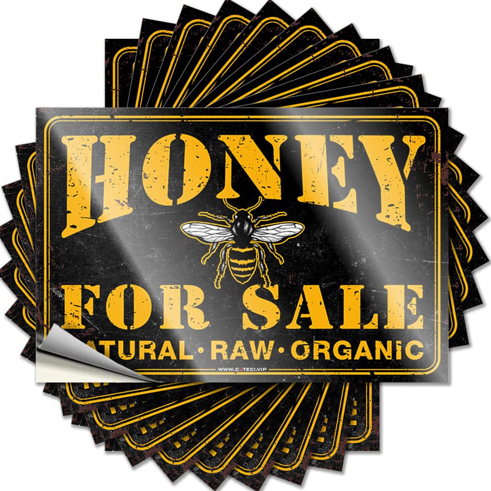 Funny Car Stickers Honey Bee for Sale Funny Sticker 10 Pcs Bumper Stickers Outdoor Bar Decor(8X12CM)