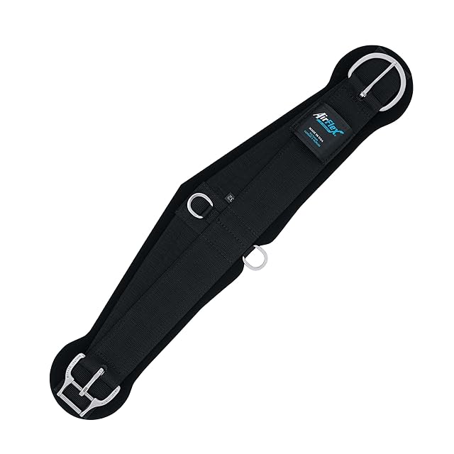 Weaver - Cuero Airflex con Hebilla de cincha para enrollar, 35-2411-32, Negro, 32 Pulgadas