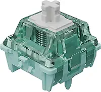 Zhouwang Gateron Interruptores magnéticos Jade Pro teclado, mola mais longa, pré-lubrificado, configuração livre, interruptores lineares pré-viagem para teclado magnético para jogos (10 peças)