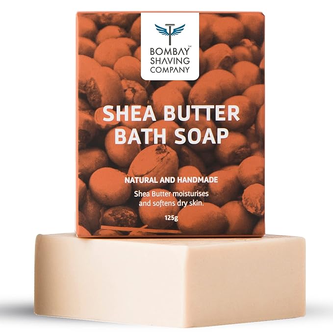 Bombay Shaving Company Shea Butter Moisturizing Bath Soap with Extra Virgin Coconut Oil and honey for dry skin, 125g at Rs. 48