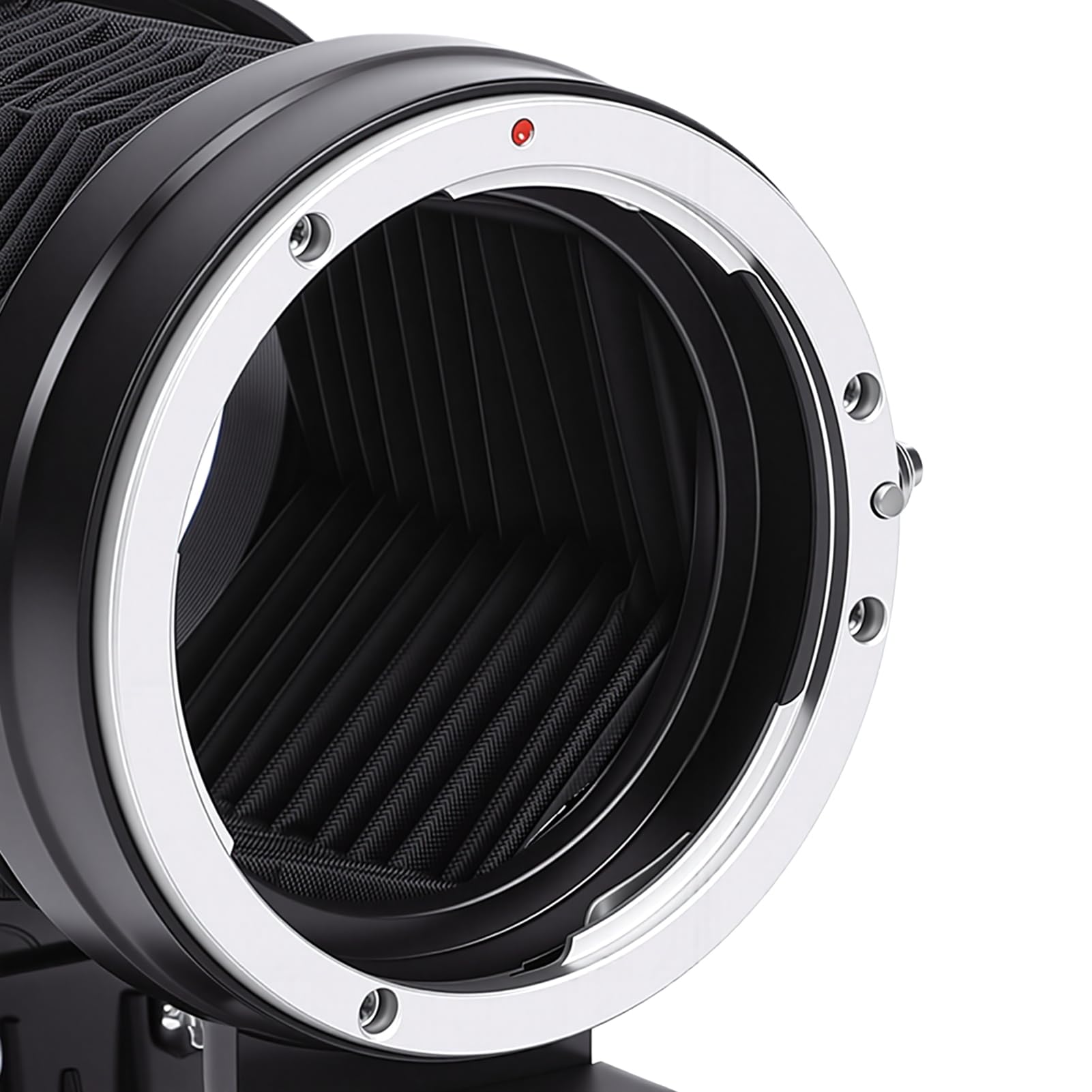 Soffietto di Estensione Macro per Fotocamera | Costruzione in Lega di Alluminio e ABS, Riprese Ravvicinate in Stile Fisarmonica, Compatibile con Configurazioni Macro SLR