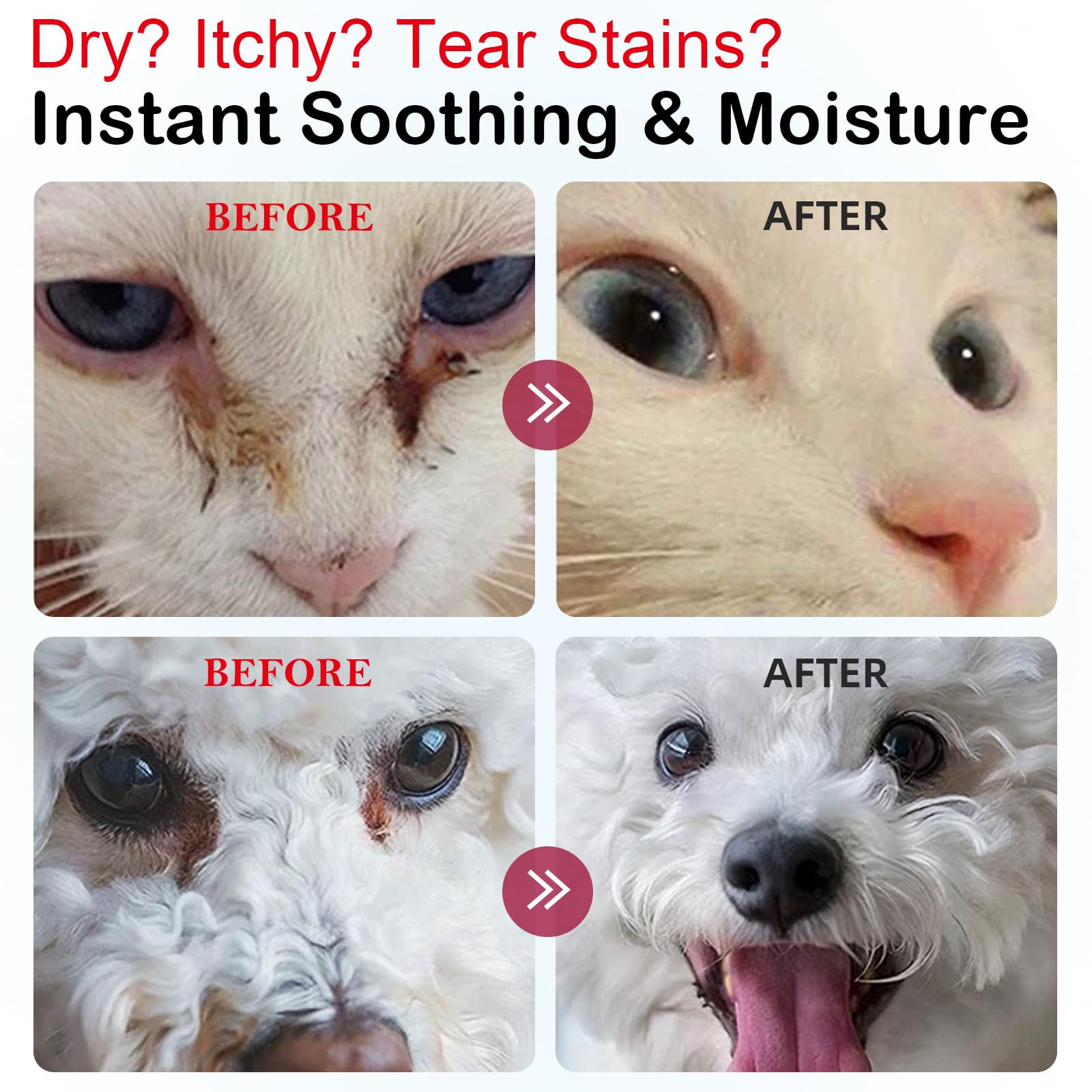 1% Hyaluronic Moisturizing Gel Eye Drops for Dogs & Cats - Gentle 0.34 oz — Amazon image 3