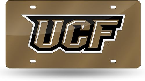 Miniatura 352 de Rico Industries Placa de matrícula de metal con incrustaciones láser de Florida Gators de la NCAA plateado,Alternativo,Negro -,Negro/Plata,Azul,azul