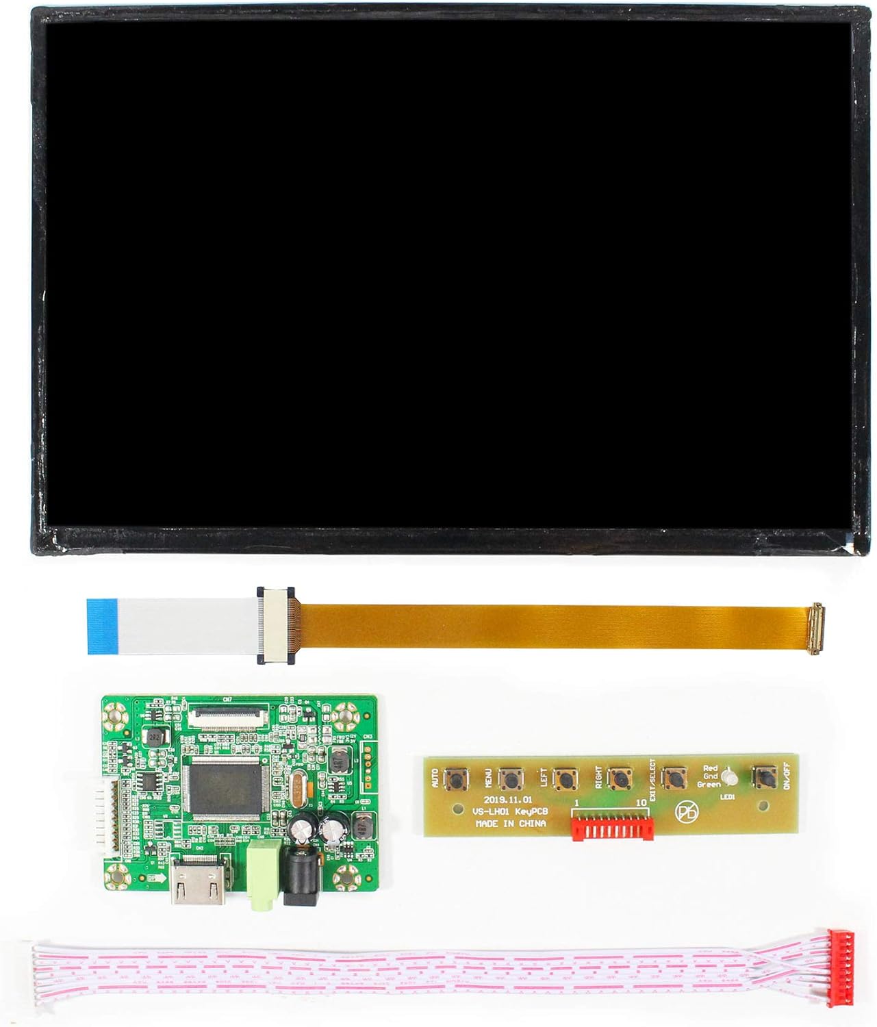VSDISPLAY 10.1inch B101UAN01.C 1920X1200 IPS LCD Screen Work with LCD Controller Board