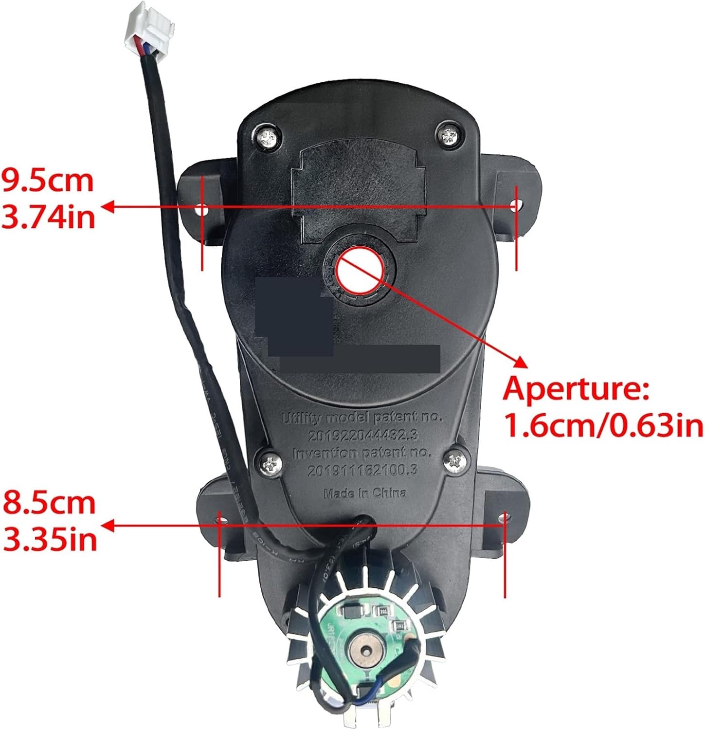 for JR for QZXZL 380 6V/12V/24V Steering Gearbox Electric DC Motor for Children Ride On Toys Car with Heat Sink Accessories Parts