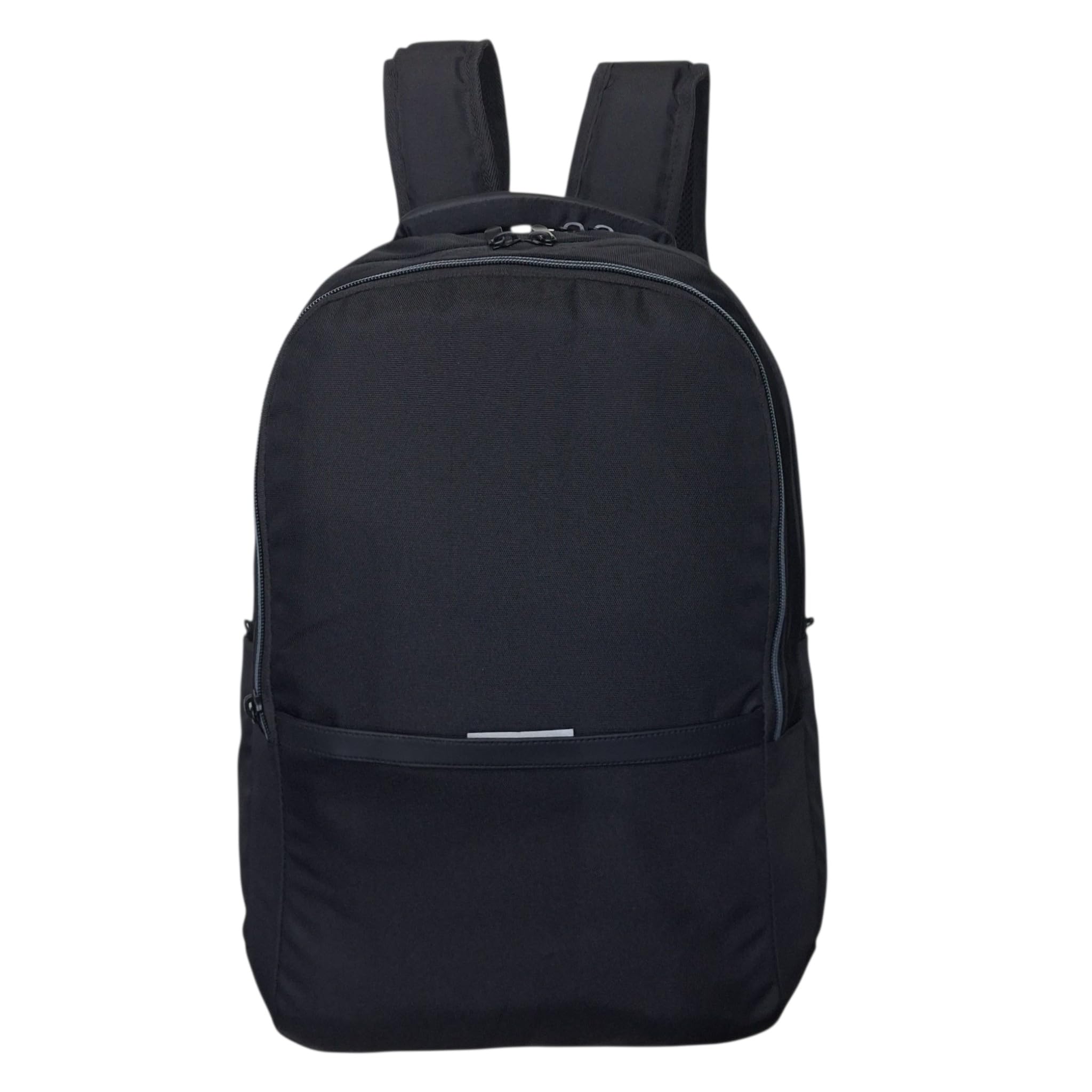 Black Casual Backpack with Multiple Compartments-image-31