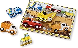 Melissa & Doug Construction Chunky Puzzle, 1 EA