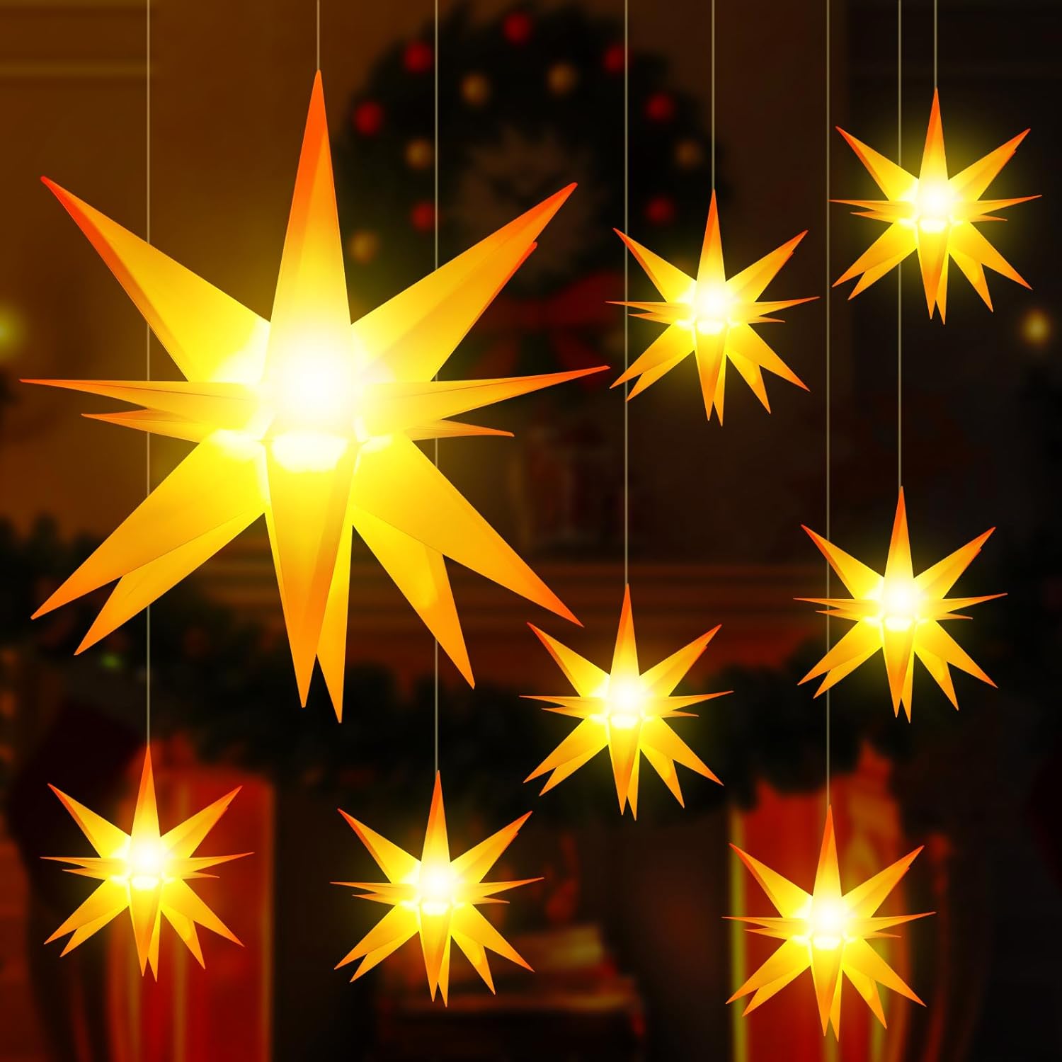 Baquler Large Moravian Star Light Christmas Moravian Star