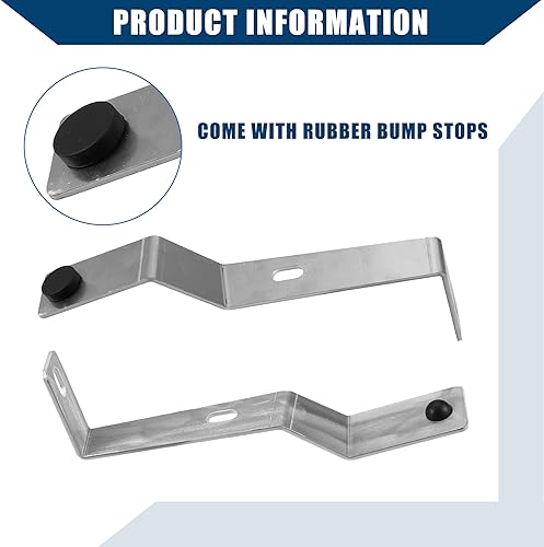 Miniatura 6 de Soportes de guardabarros traseros/soportes para Yamaha Banshee 1987-2006 / Soportes de guardabarros traseros / 1 par/tono plateado