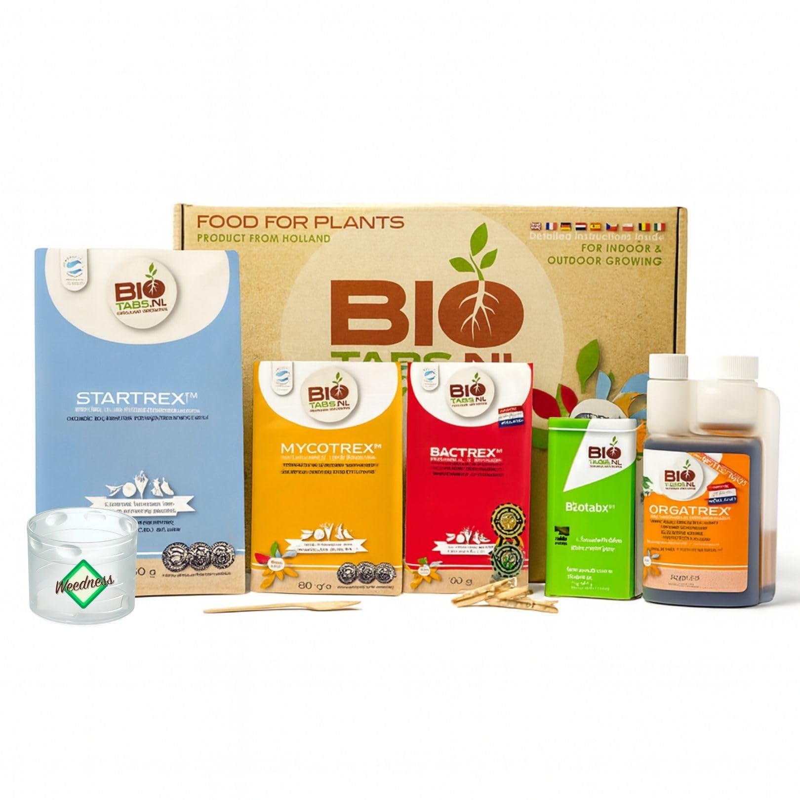 Weedness BioTabs Normal Starterpack - Naturdünger Grow Flüssig Bio Orchideen Bonsai Organische Dünger Set Kit