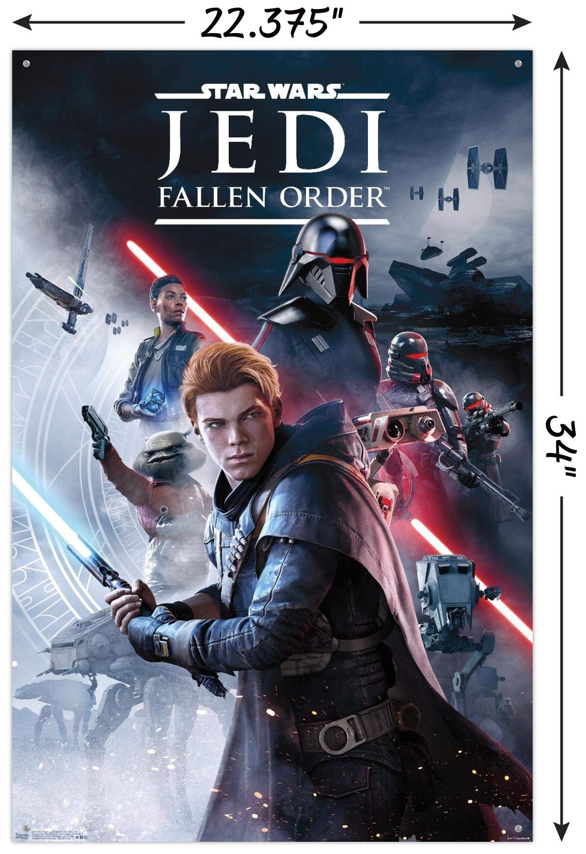 Amazon.co.jp: スターウォーズ ジェダイの命令 - キーアートウォール