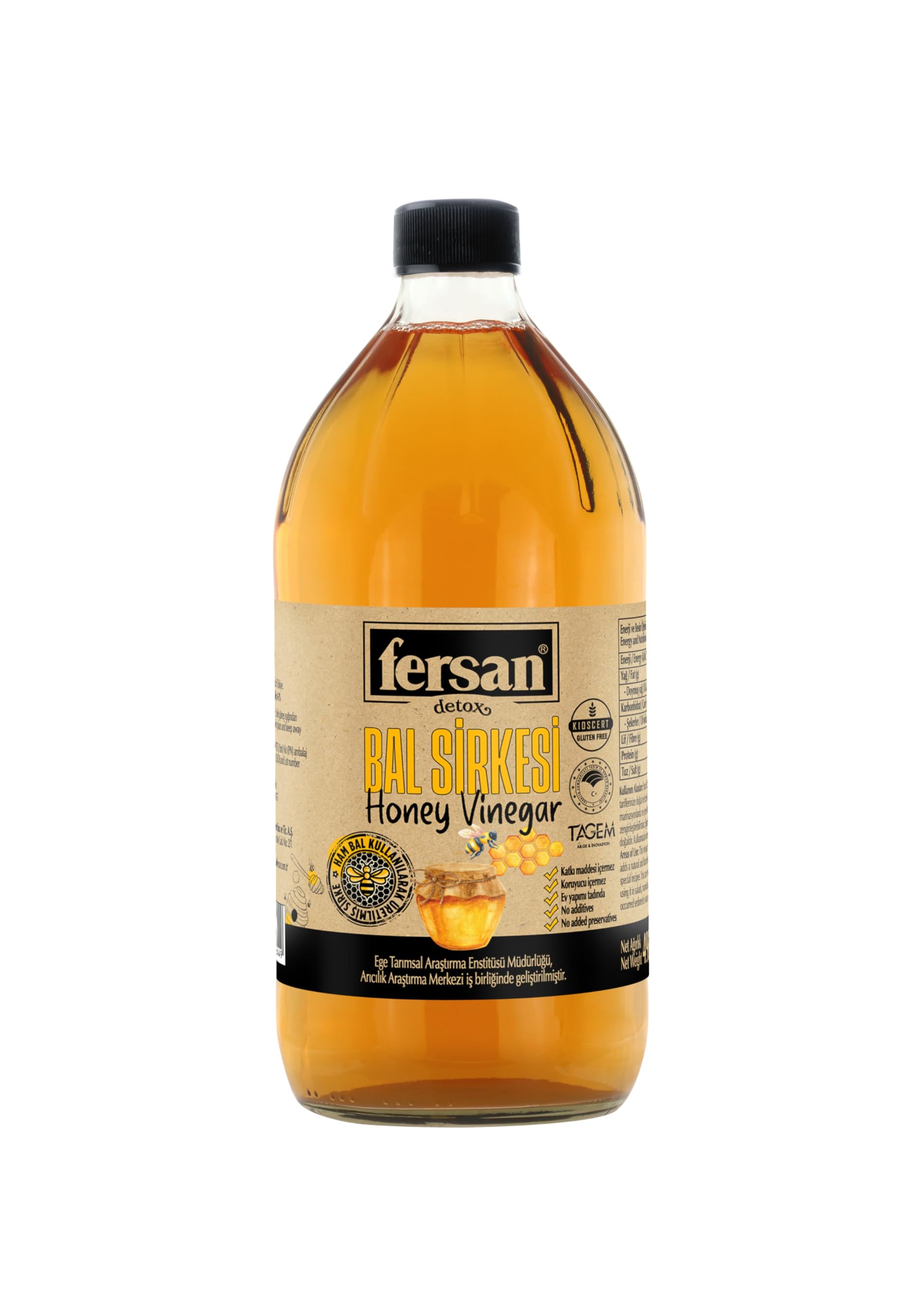 Fersan Detoks Bal Sirkesi Cam 490 ml