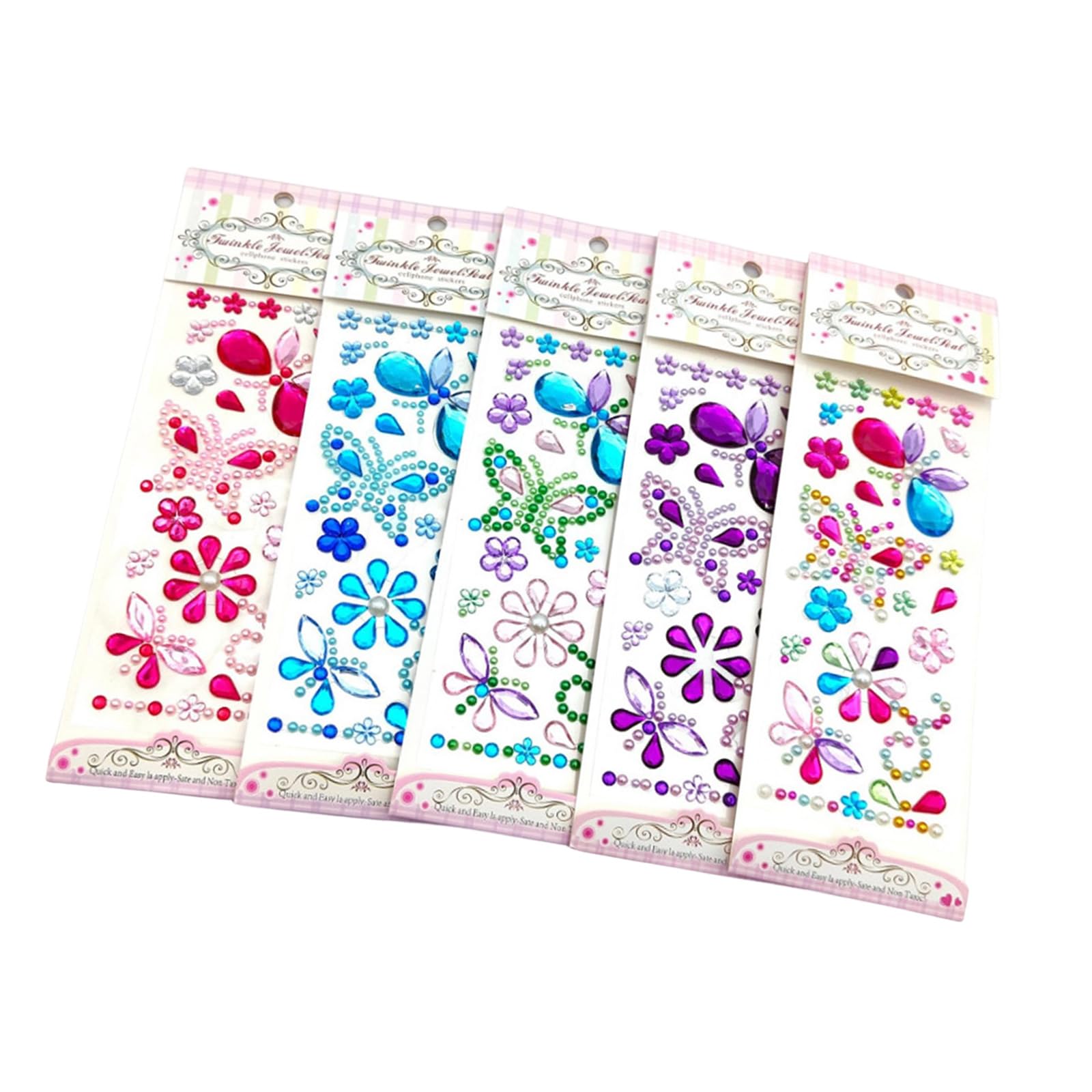 Xinsheinelry Sticker Jewels Rhinestones for, Selfs Adhesive Stick on Gemstones for Face Scrapbooks Supplies Rhinestones Jewel