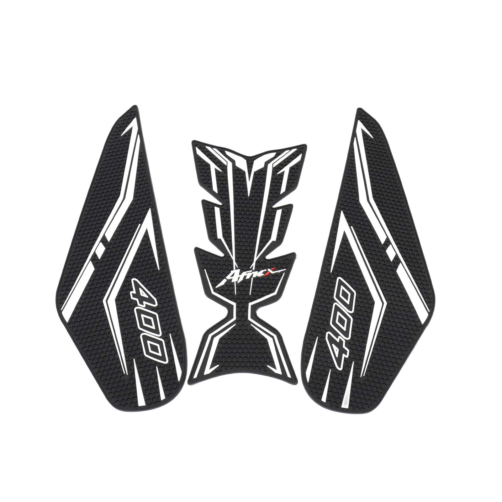 Coussinets de traction pour réservoir de gazole et d'essence Kawasaki Ninja 400 en balade