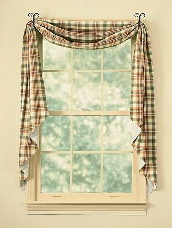 Park Designs Lemon Pepper Fishtail Swag