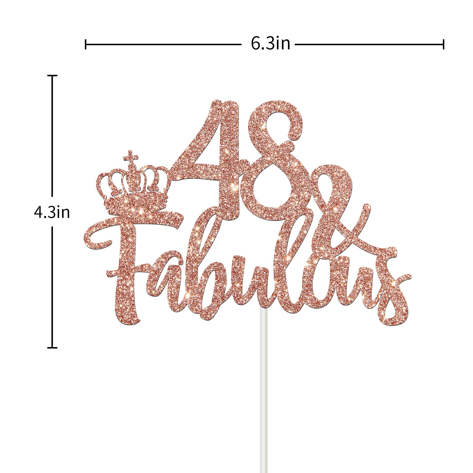 MAGJUCHE Black 49th Birthday Card, Laser Cut Glitter