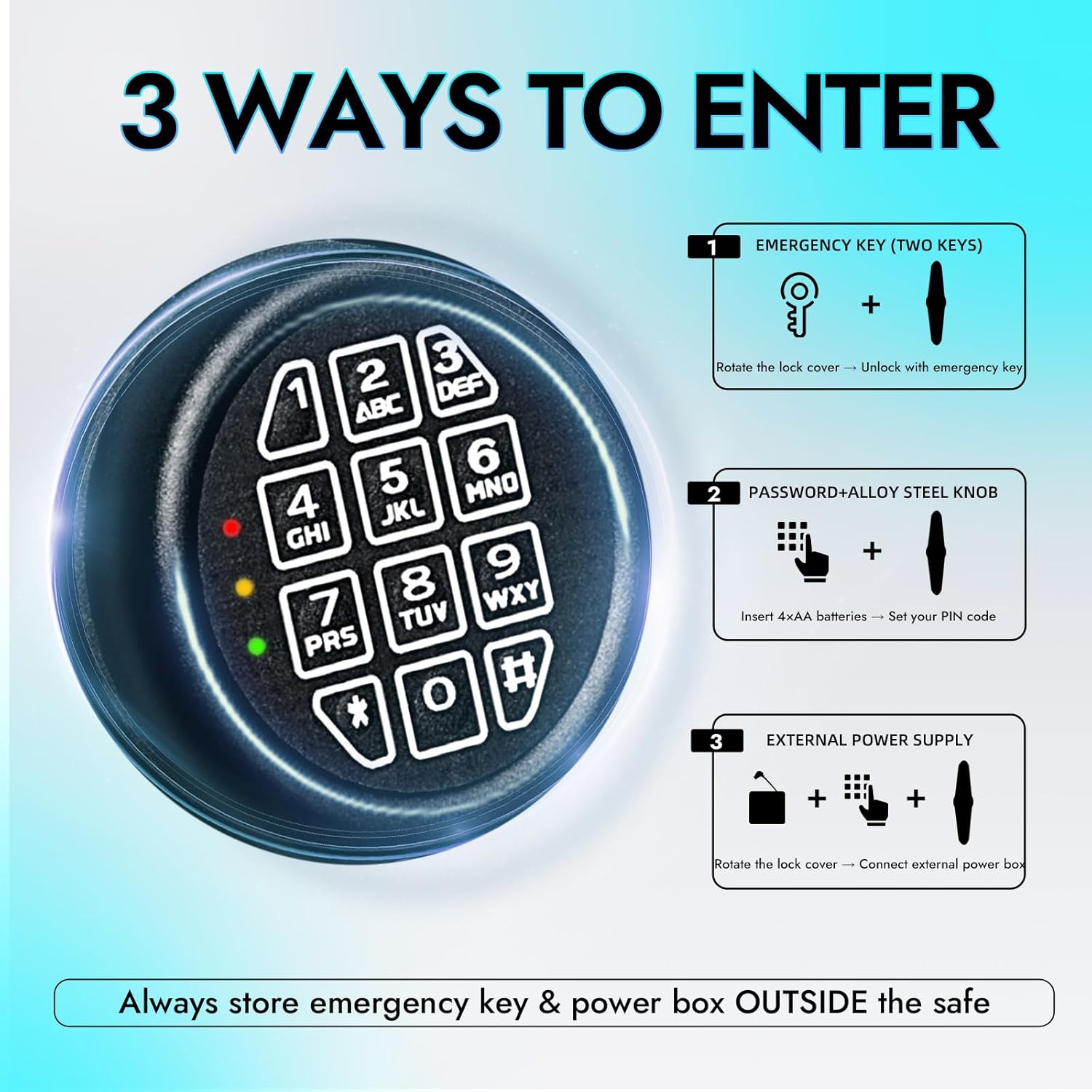 KAER 9.5 Cuft Heavy Duty Depository Drop Safe Fireproof Waterproof Money Safe Box with Digital Combination Lock,Anti-Fishing Safe with Drop Slot,Safe for Home Office Business Hotel Restaurant