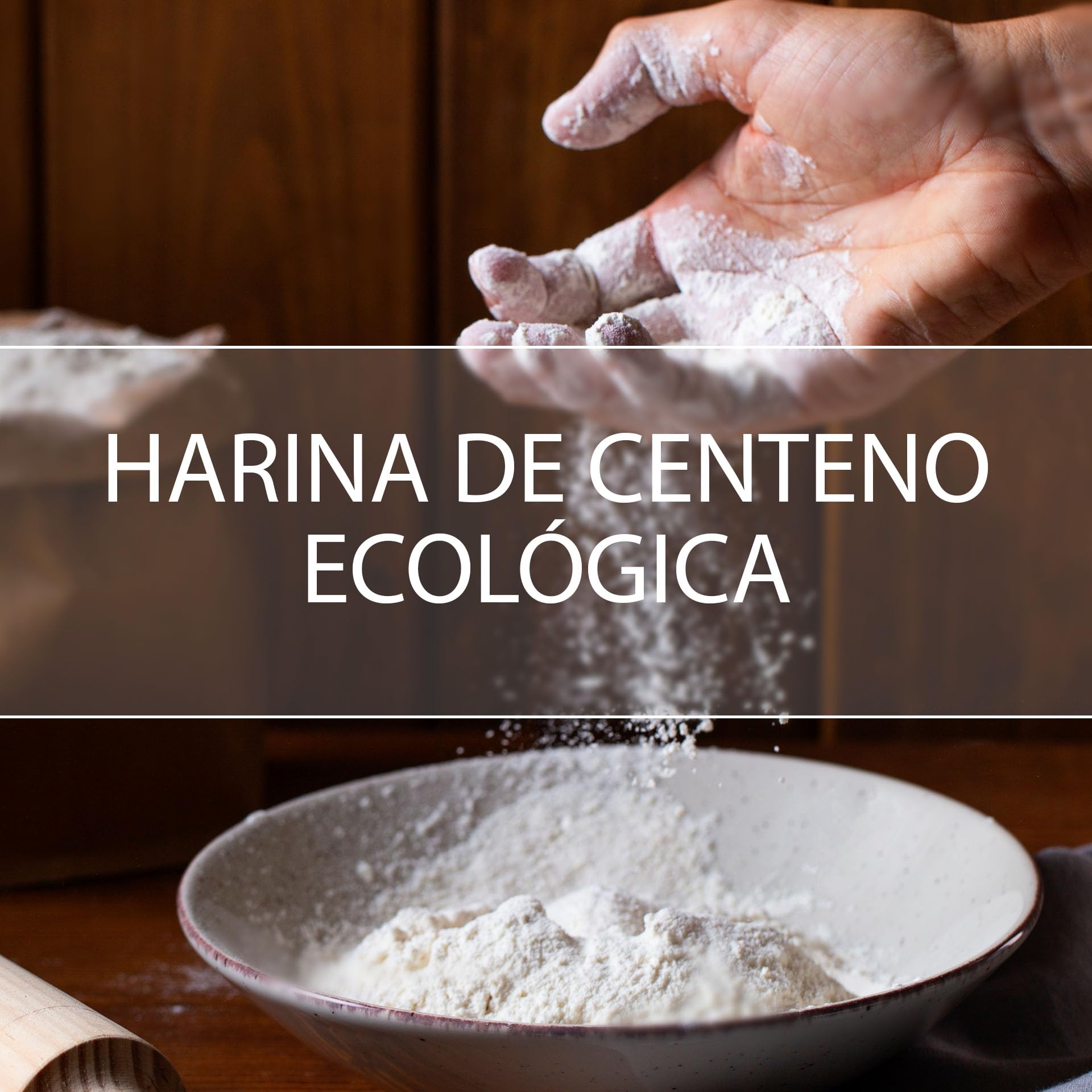 Harina de Centeno Ecológica Blanca | Molida en Piedra | Harina de Centeno | Ideal Para Recetas Tradicionales, Panadería | Favorece La Digestión | Para Uso Profesional | De 25kg