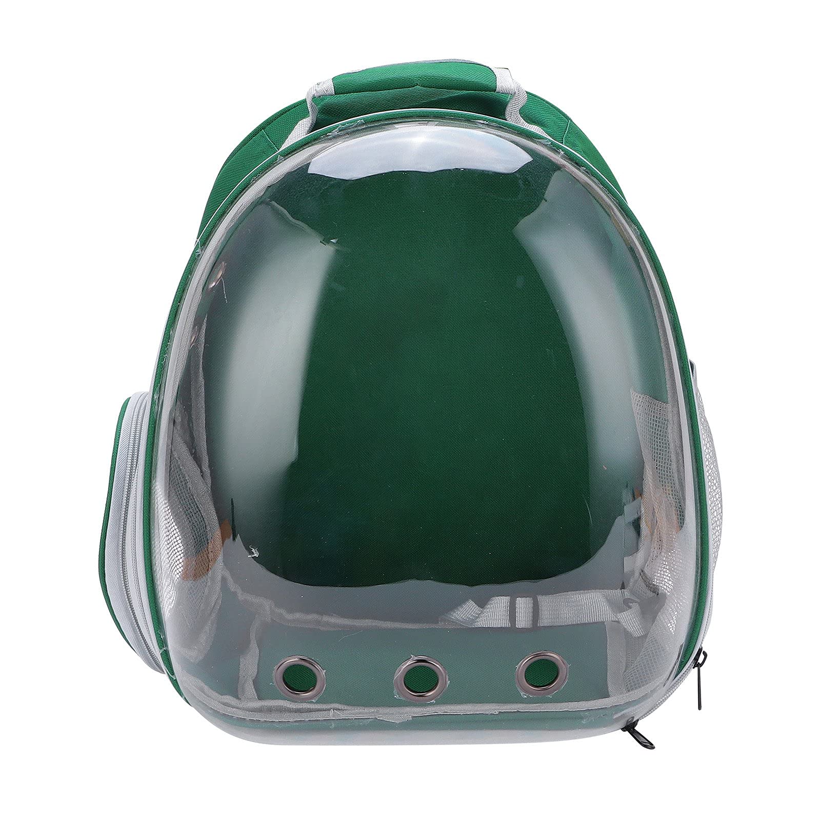 Mochila de Burbujas de Mascotas Transparentes de la Mochila para Gatos para Perros y Gatos pequeños (Versión actualizada Verde)