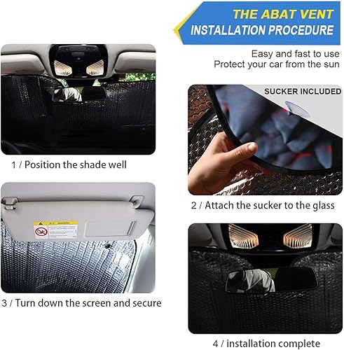 Miniatura 2 de Parasol plegable para parabrisas de automóvil, diseño de dragones, ojos negros y rojos, bloquea los rayos UV, parasol delantero