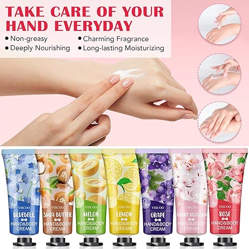 Miniatura 3 de 7 Pack Hand Cream Gifts Set For Women,Mothers Day Gifts,Teacher Appreciation Gifts,Nurse Week Gifts, Hand Lotion Travel Size in Bulk for Dry Cracked