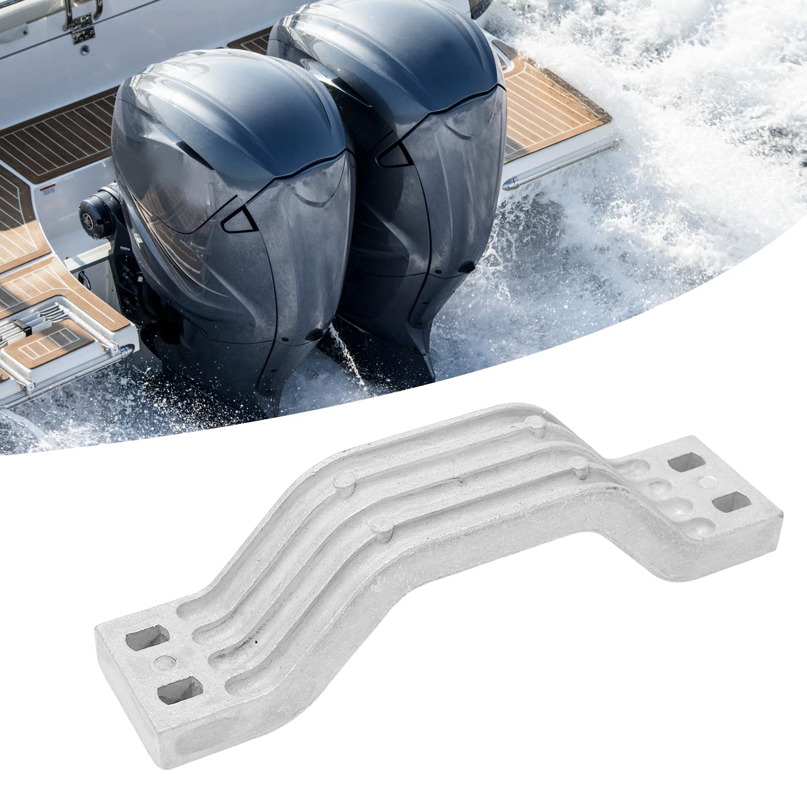 Bar Anode Premium pour Moteurs Hors-bord 2002 et Plus Récente du Support de Transom Anode Remplacement des Accessoires pour DX150 F115 FL150 LF115 LZ150 Moteurs Hors-bord