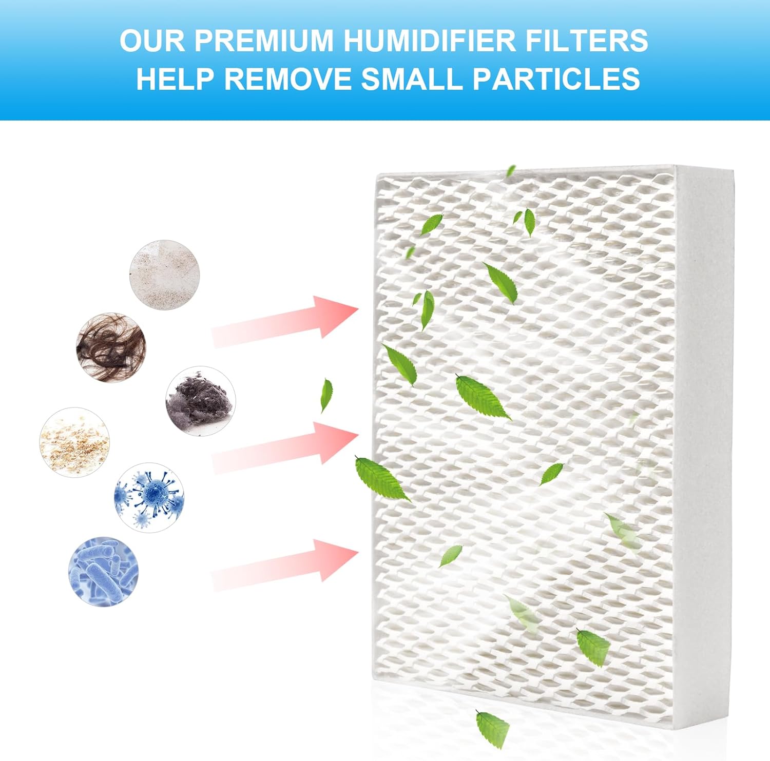 4Pcs Humidifier Filters Replacement Humidifier Wick Filters Compatible with Stadler Form Oskar O-020 O-021 O-022 O-025 O-026A O-030 O-031 O-101 O-102 O-103 O-104