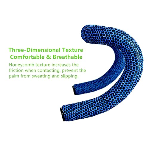 Miniatura 3 de Cintas de manillar de bicicleta de carretera, cinta profesional para manillar de bicicleta, envolturas de mango de ciclismo de carreras, 2 rollos