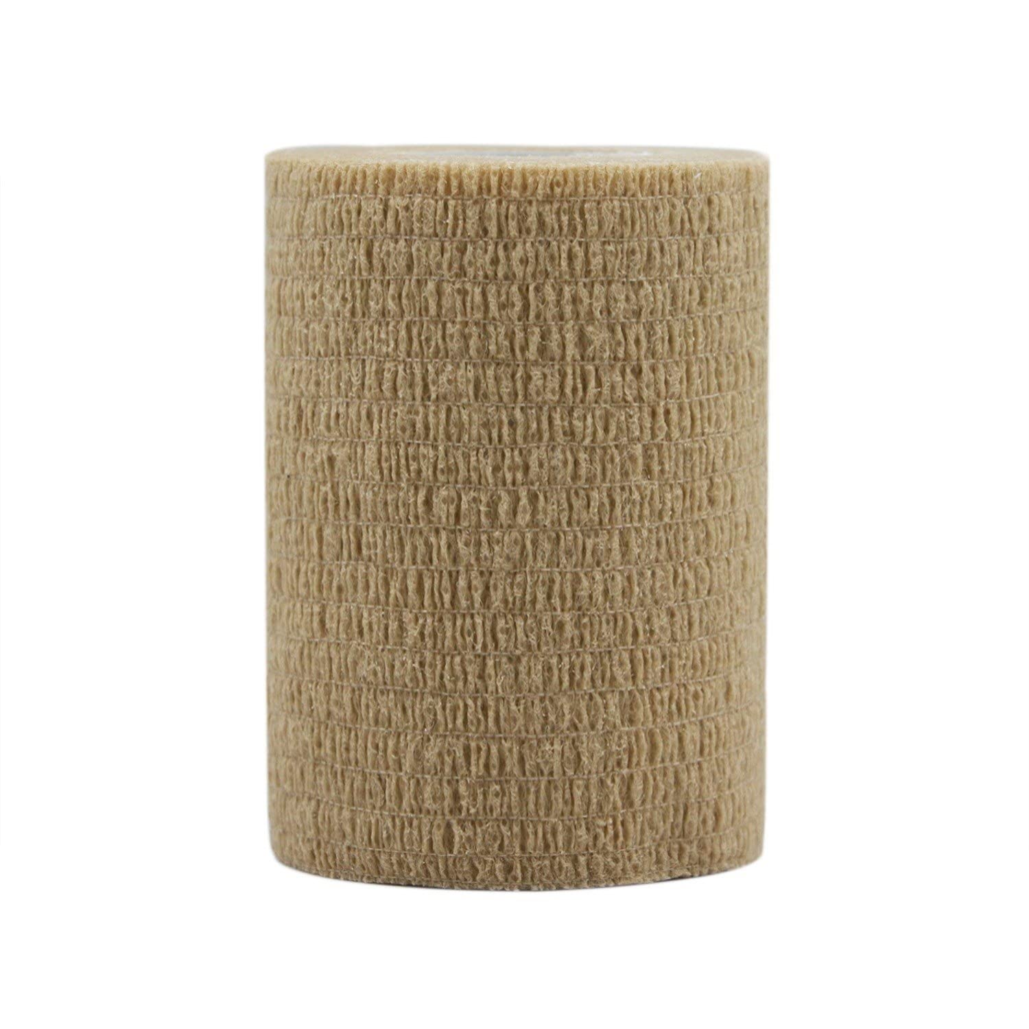 STpro Crepe Bandage Elastic Bandage Cohesive Bandages 7.5cm x 12 Rolls Skin Waterproof Bandage Vet Wrap Support Bandage Cohesive Support Bandage Vets Tape Self Adhesive Bandage