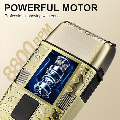 Miniatura 4 de Suttik Electric Foil and Bald Shavers for Men,Electric Razor for Men,Close Cutting Head Shavers Beard Trimmer, Gift for Men