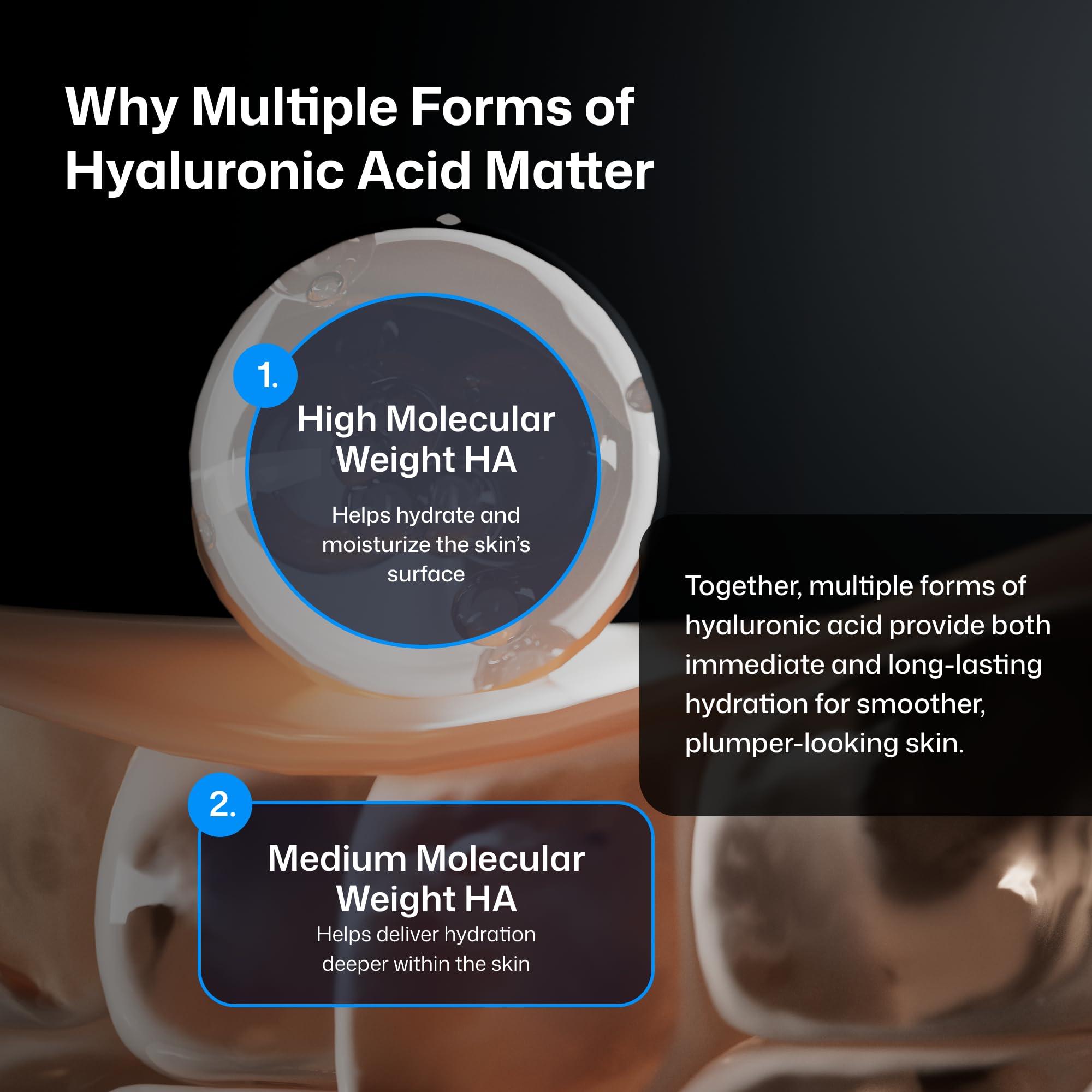Revision Skincare Hydrating Serum, Oil-Free Hyaluronic Acid Moisturizer
