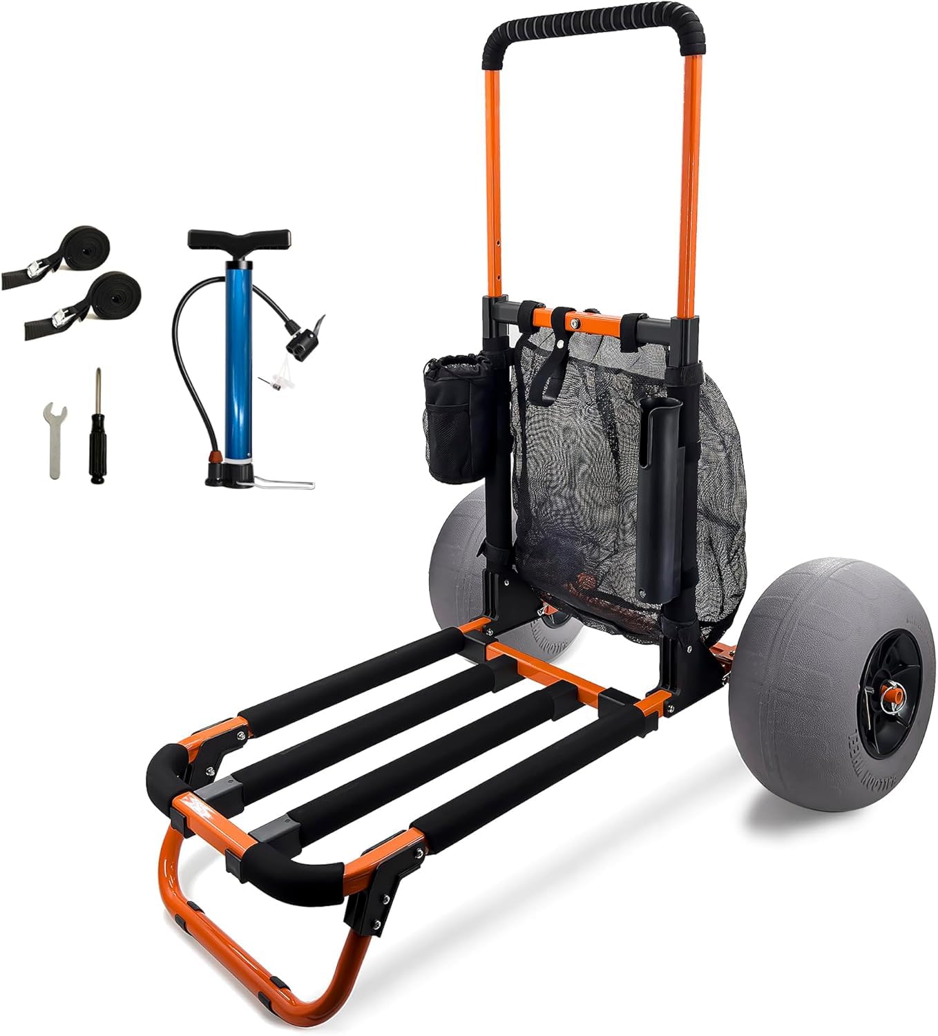 Photo 1 of Bonsing Beach Trolley Cart with 12" Balloon Wheels