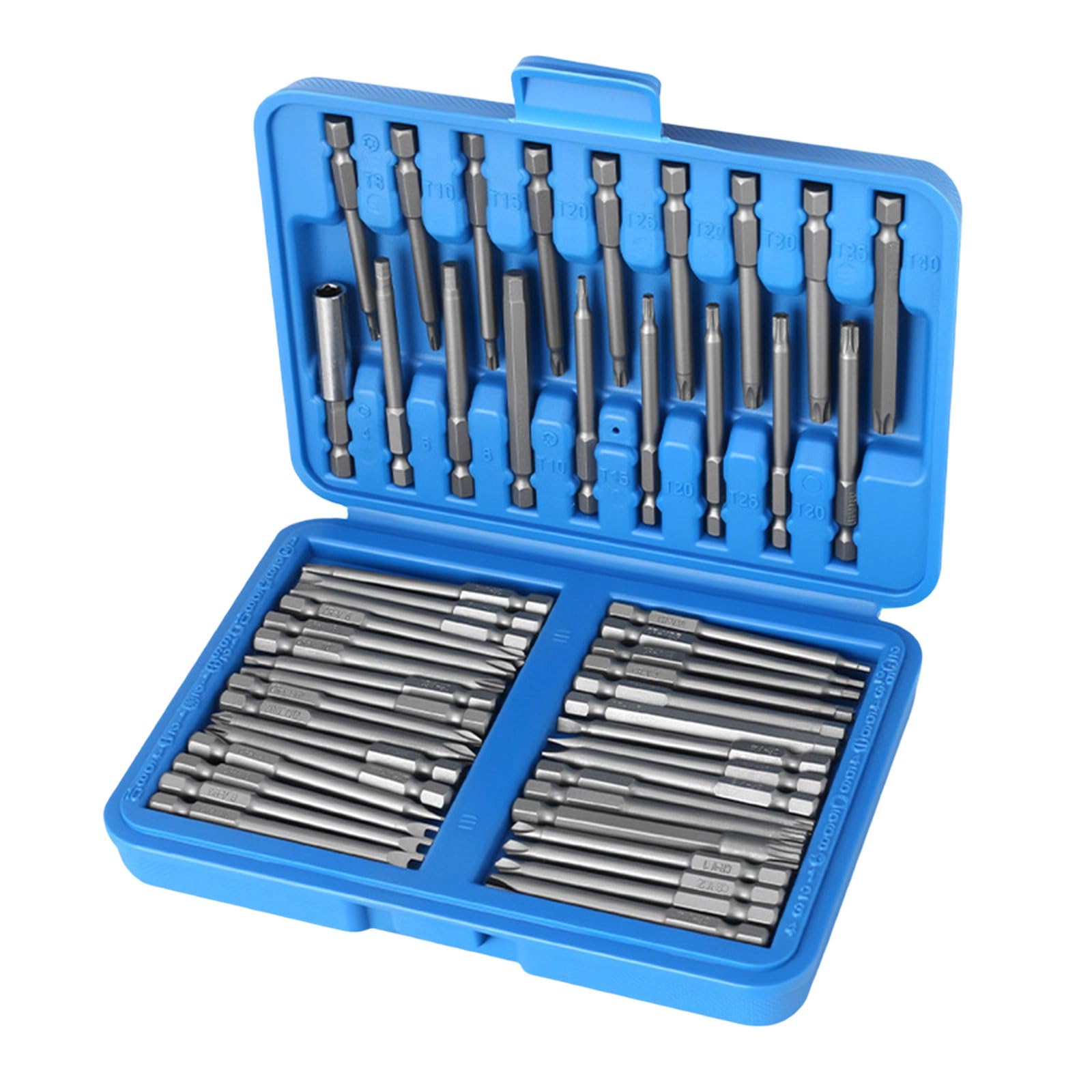Fromceo Of 50 In 1 Screwdriver Bit Set High Strength Resistance Great For Industrial Equipment And Household Use Steel Screwdriver Bits