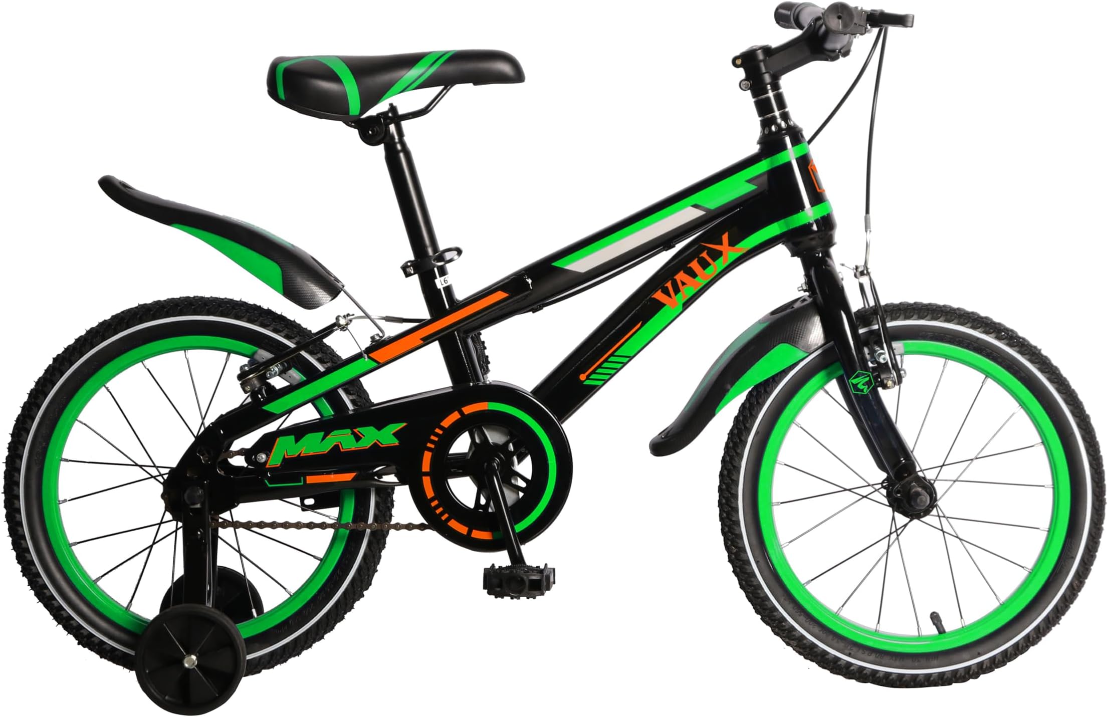 Vaux Max Kids Road Bike for 3-14 Years Boys & Girls, Adjustable Seat,14/16/18 Inch Training Wheels, 20/24/26 Inch Side Stand